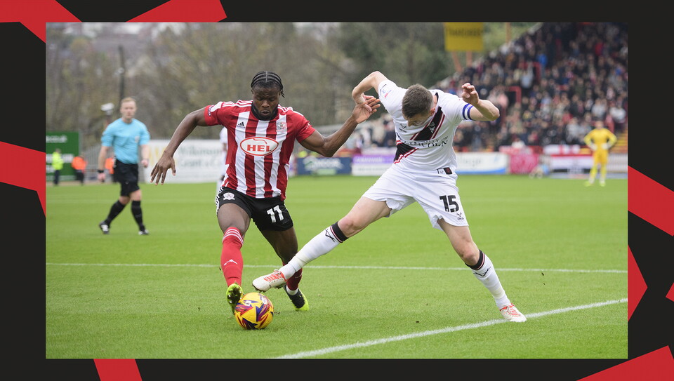 A match action photo from City's 0-0 away draw at Exeter