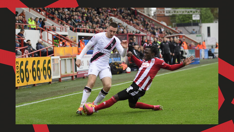 A match action photo from City's 0-0 away draw at Exeter
