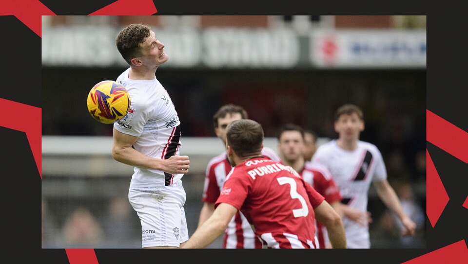 A match action photo from City's 0-0 away draw at Exeter