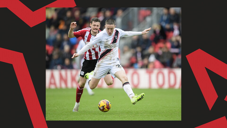 A match action photo from City's 0-0 away draw at Exeter