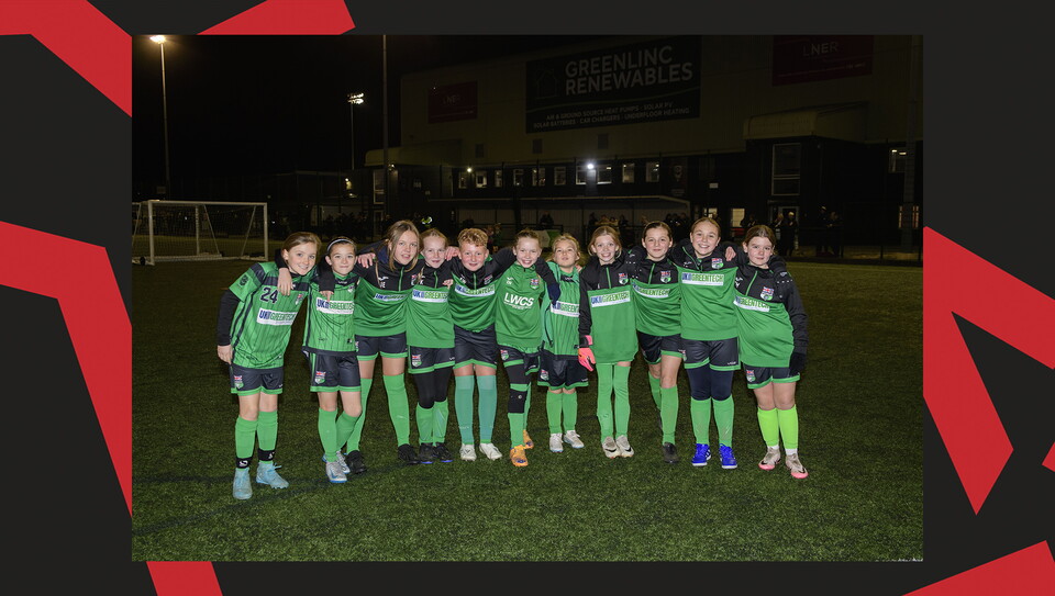 An ultimate matchday experience image from the Imps' home Bristol Street Motors Trophy game against Manchester City U21