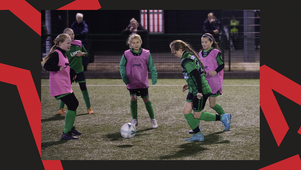 An ultimate matchday experience image from the Imps' home Bristol Street Motors Trophy game against Manchester City U21