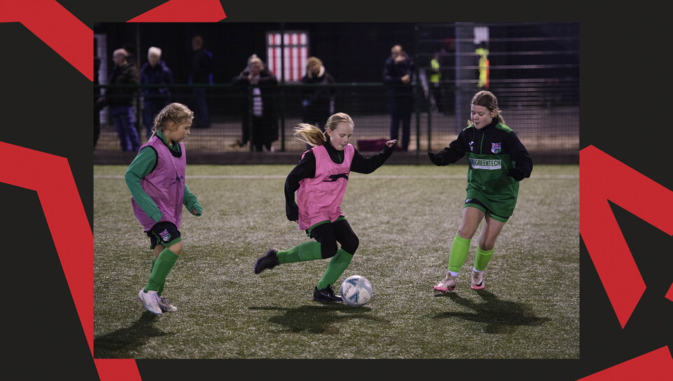 An ultimate matchday experience image from the Imps' home Bristol Street Motors Trophy game against Manchester City U21