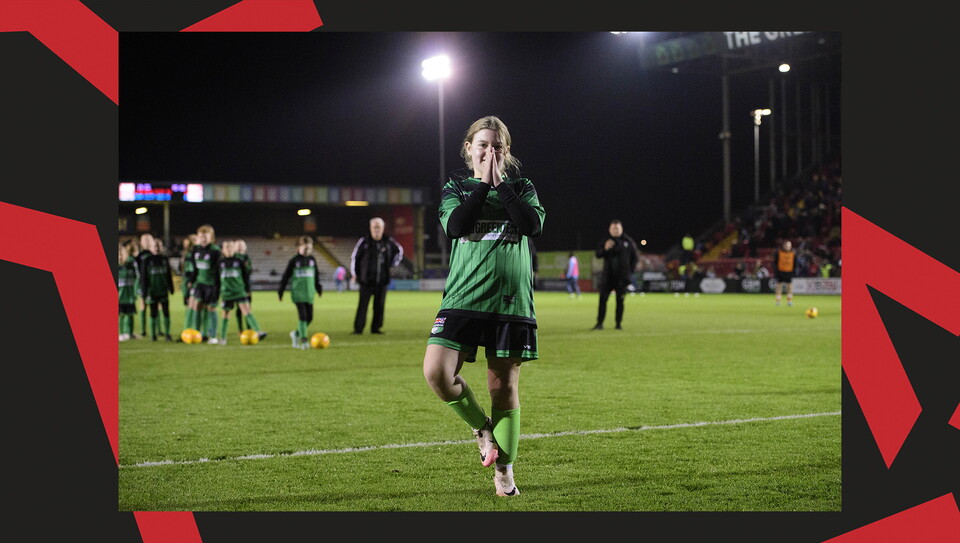 An ultimate matchday experience image from the Imps' home Bristol Street Motors Trophy game against Manchester City U21