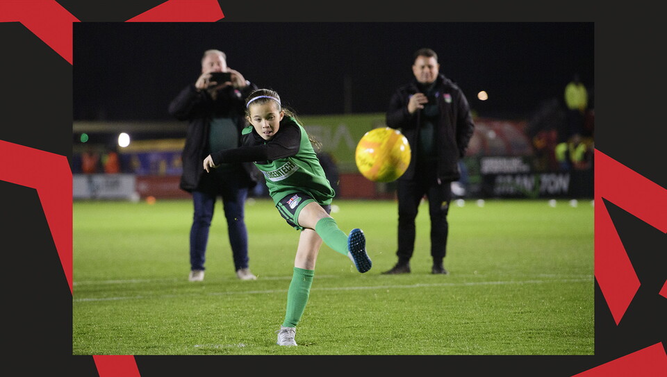 An ultimate matchday experience image from the Imps' home Bristol Street Motors Trophy game against Manchester City U21