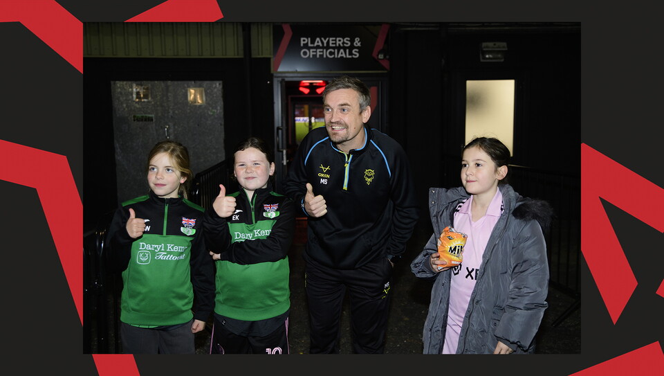 A fan image from the Imps' 5-0 home win over Manchester City U21