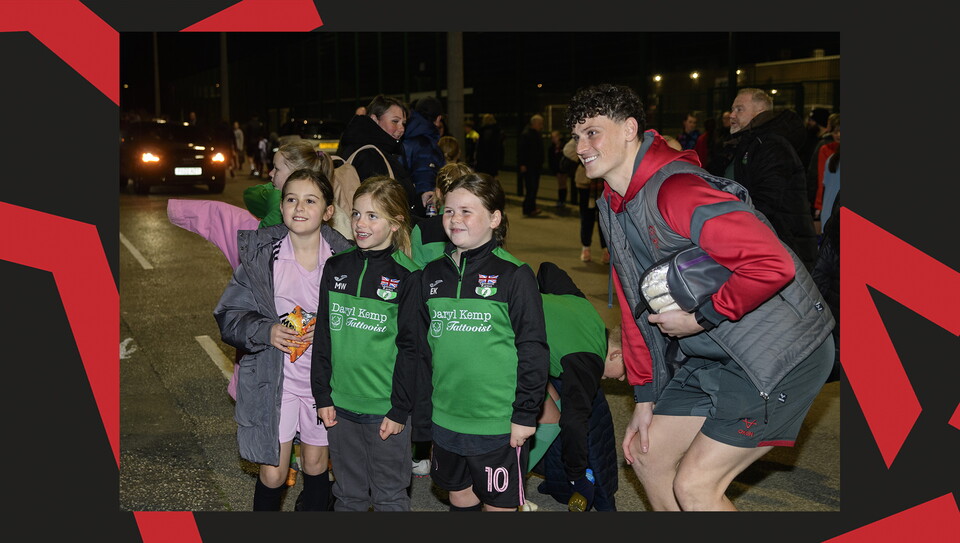 A fan image from the Imps' 5-0 home win over Manchester City U21