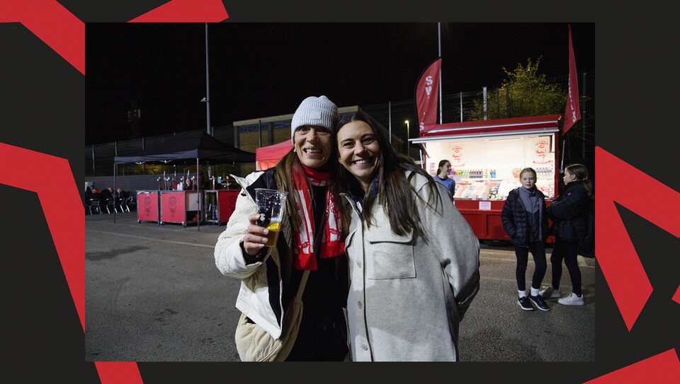 A fan image from the Imps' 5-0 home win over Manchester City U21
