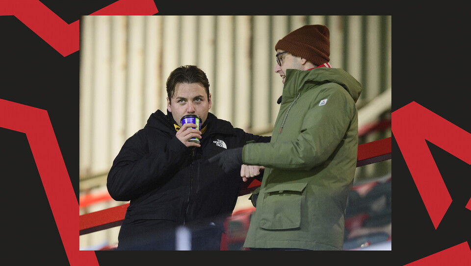 A fan image from City's away game at Wrexham
