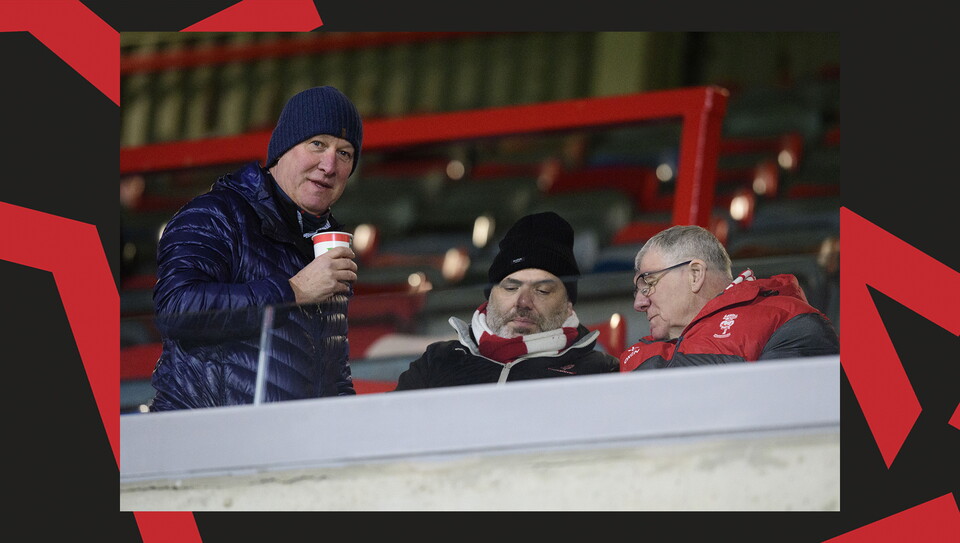 A fan image from City's away game at Wrexham