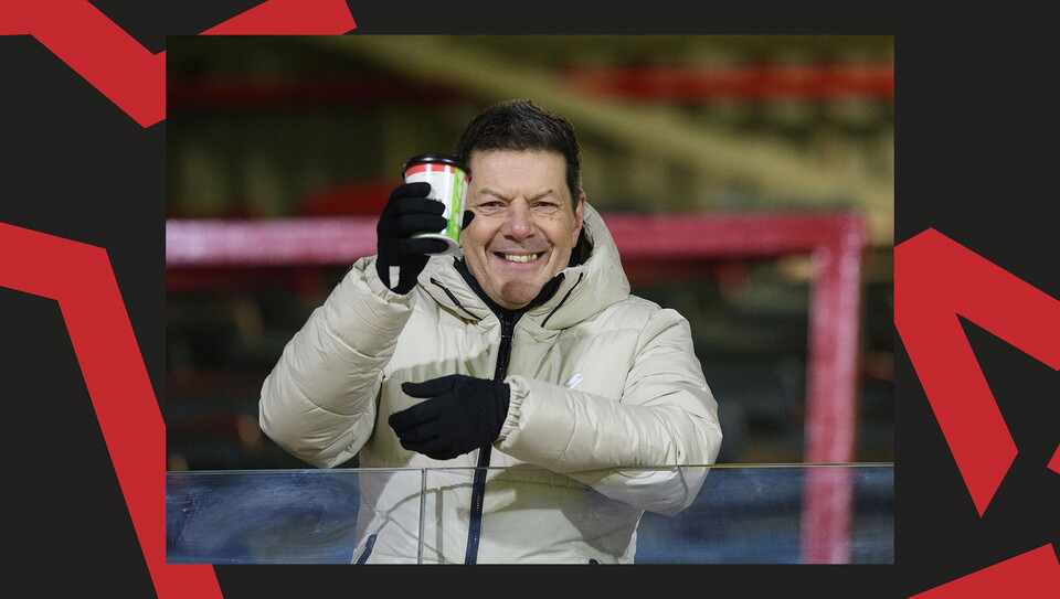 A fan image from City's away game at Wrexham