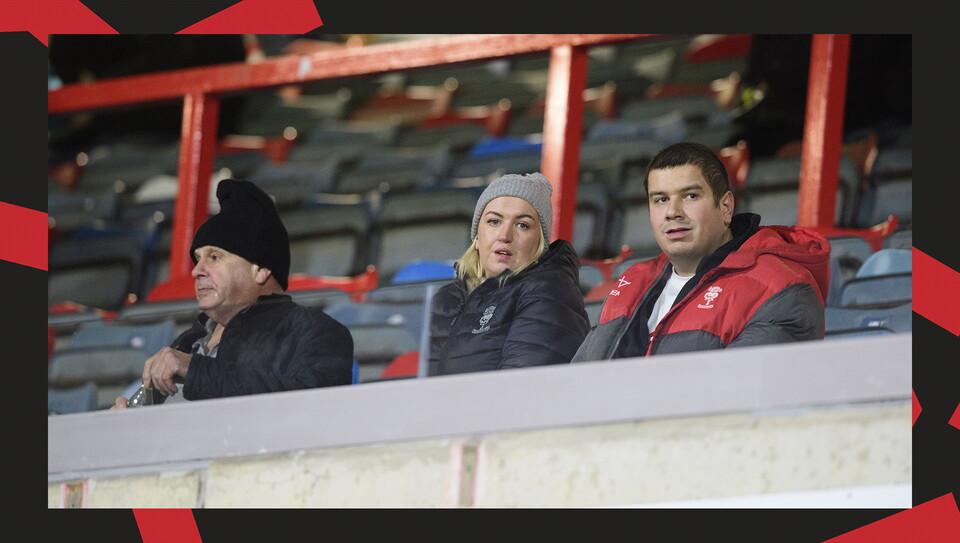 A fan image from City's away game at Wrexham
