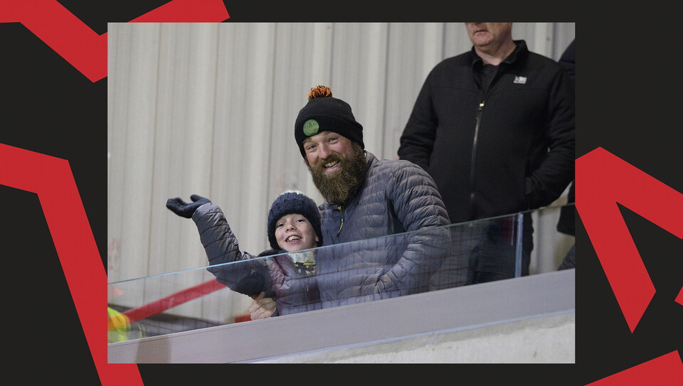 A fan image from City's away game at Wrexham