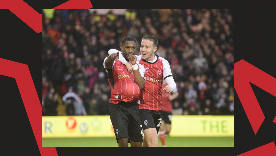 A match action image from City's home game against Wycombe