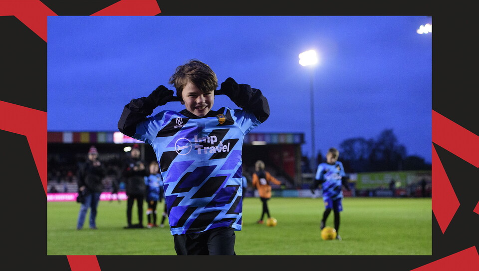 A matchday experience image from City's home game against Wycombe Wanderers.