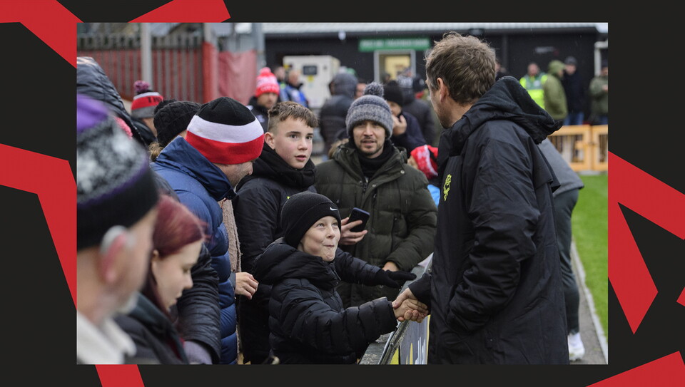 A fan image from City's home game against Wycombe
