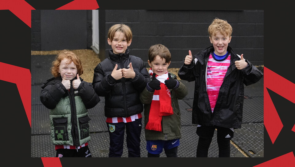 A fan image from City's home game against Wycombe
