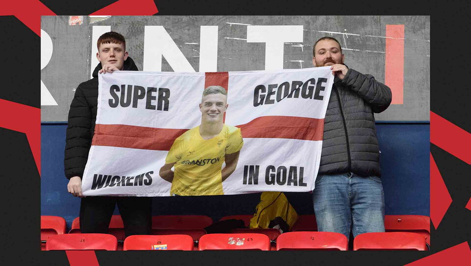 A fan photo from City's away game at Bolton Wanderers.