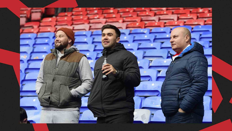 A fan photo from City's away game at Bolton Wanderers.