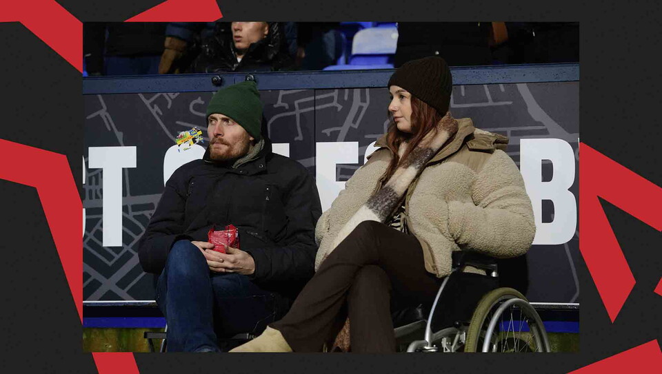 A fan photo from City's away game at Bolton Wanderers.