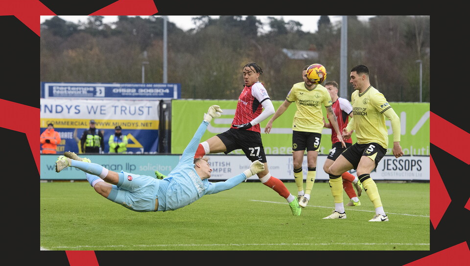 A match action image from City's 0-0 home draw against Charlton Athletic.