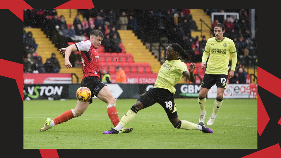 A match action image from City's 0-0 home draw against Charlton Athletic.