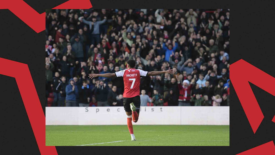 Match action from Lincoln CIty's 2-0 win over Reading.
