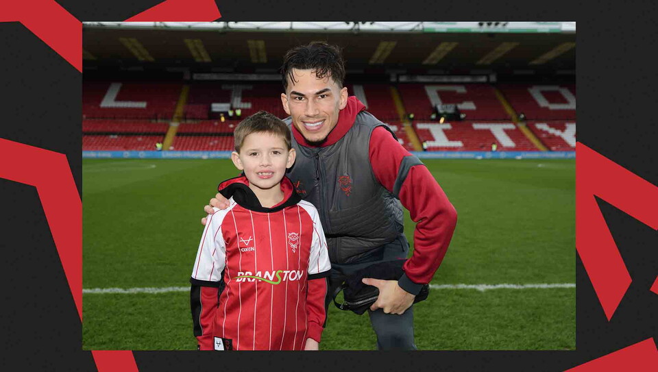 A matchday experience image from the Imps' win over Reading
