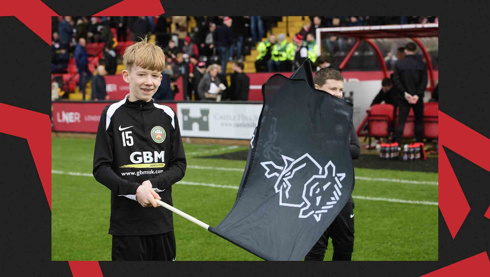 A matchday experience image from the Imps' win over Reading
