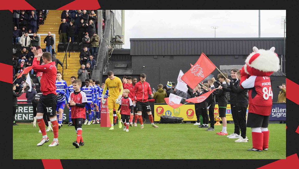 A matchday experience image from the Imps' win over Reading