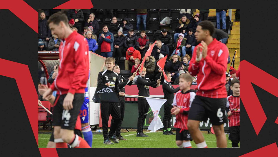 A matchday experience image from the Imps' win over Reading