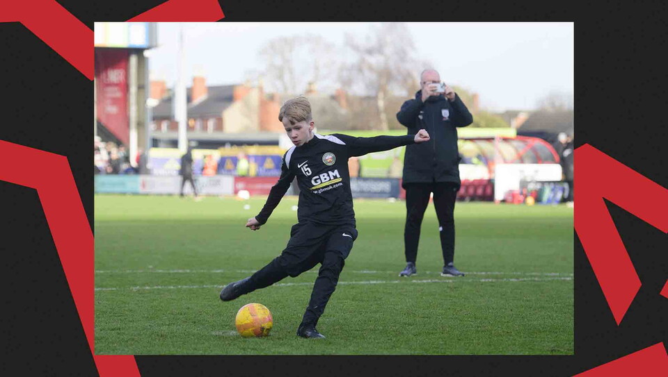 A matchday experience image from the Imps' win over Reading