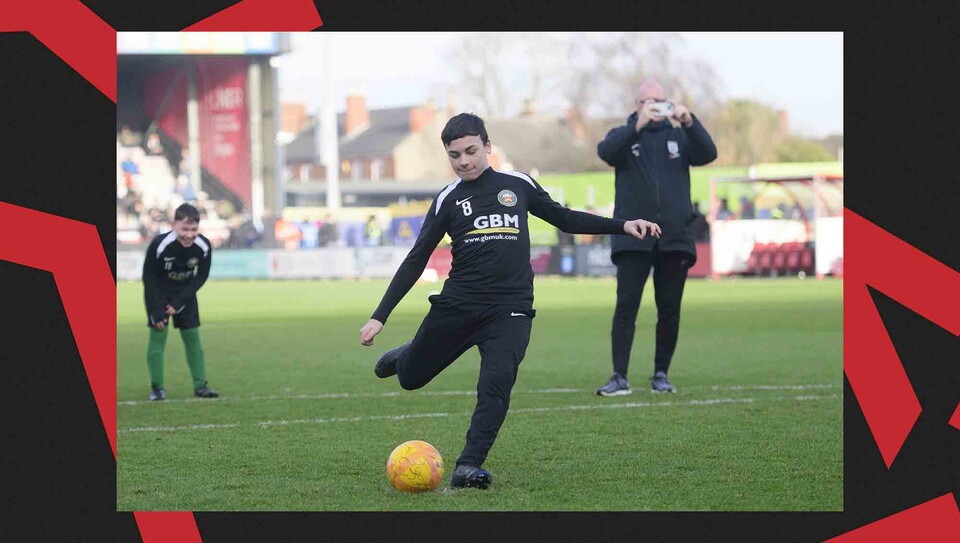 A matchday experience image from the Imps' win over Reading