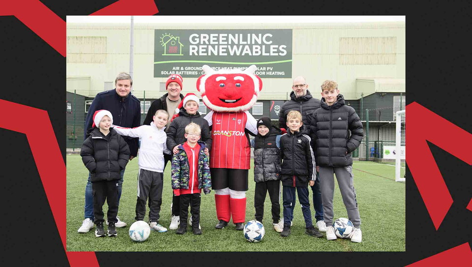 Fans ahead of Lincoln City against Reading.