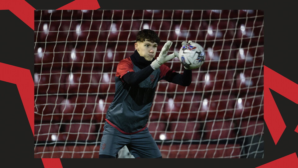 A match action image from Lincoln City U18s 4-2 win over their Wrexham equivalents.