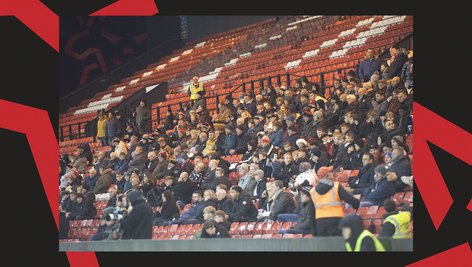 A match action image from Lincoln City U18s 4-2 win over their Wrexham equivalents.