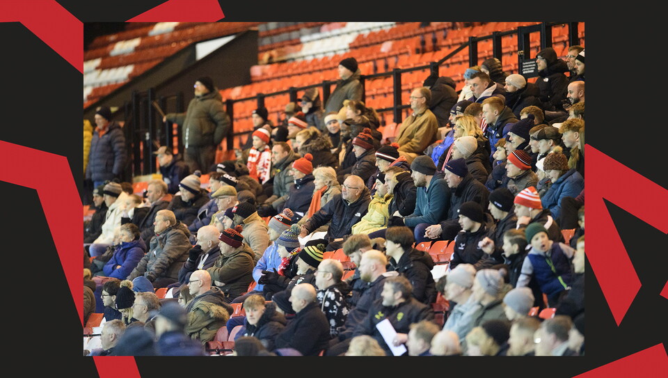 A match action image from Lincoln City U18s 4-2 win over their Wrexham equivalents.