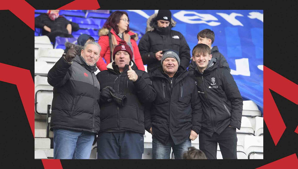 A fans image from the Imps' away FA Cup game at Birmingham City