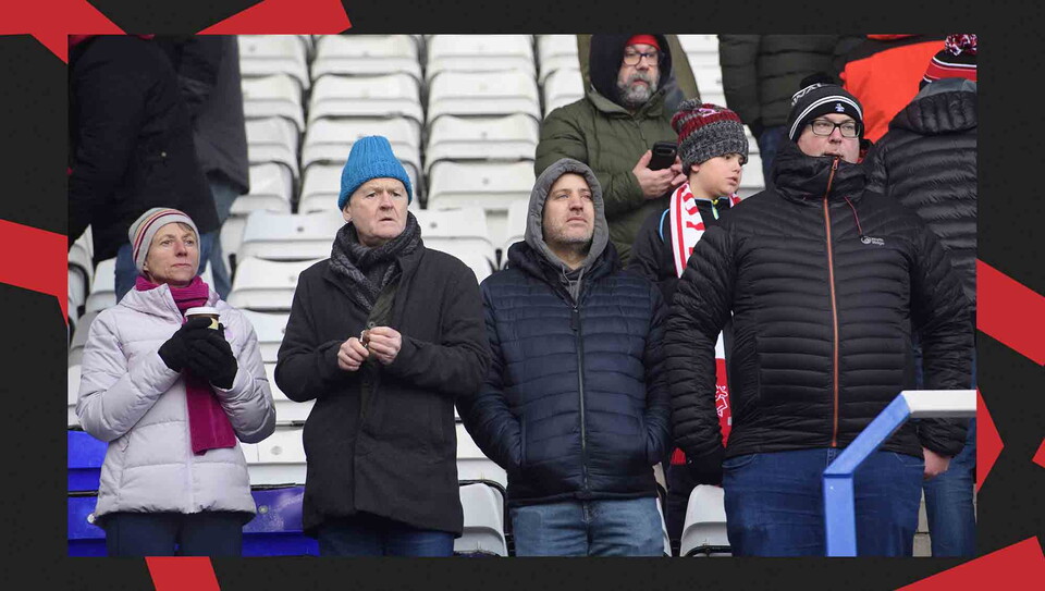 A fans image from the Imps' away FA Cup game at Birmingham City