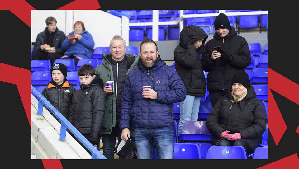 A fans image from the Imps' away FA Cup game at Birmingham City