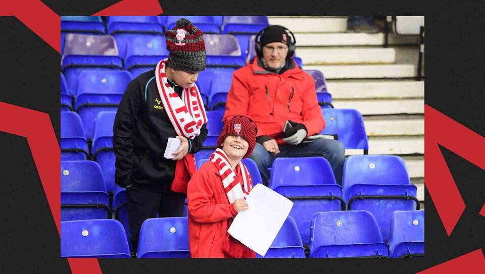 A fans image from the Imps' away FA Cup game at Birmingham City
