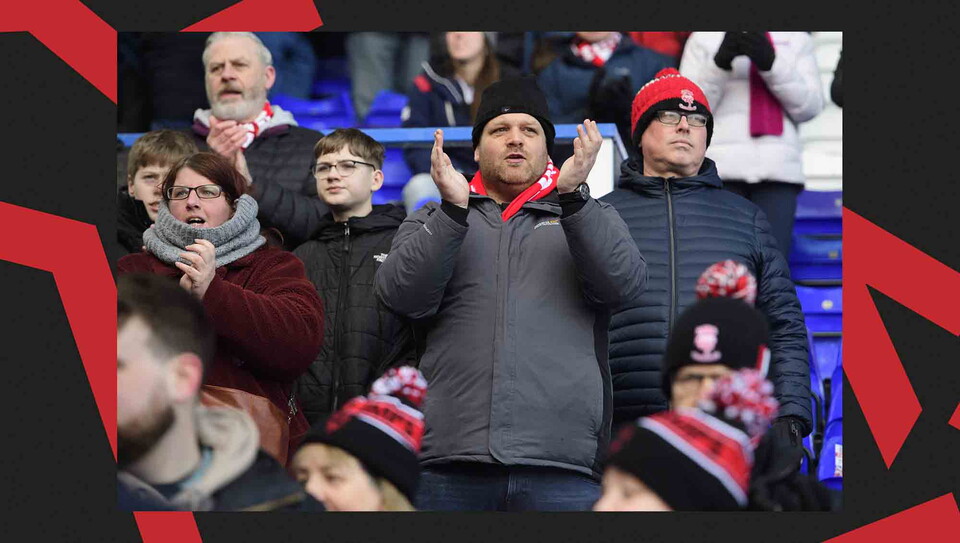 A fans image from the Imps' away FA Cup game at Birmingham City