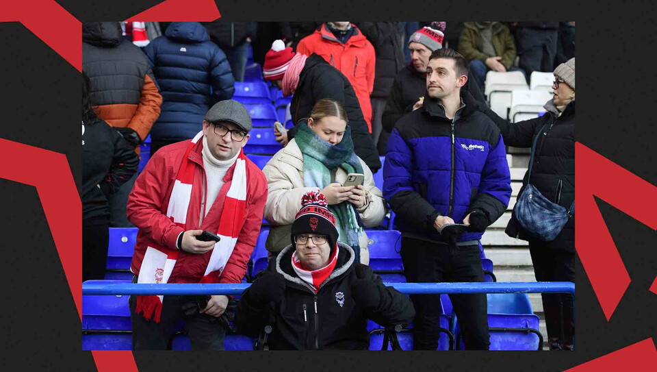 A fans image from the Imps' away FA Cup game at Birmingham City
