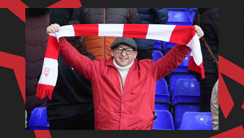 A fans image from the Imps' away FA Cup game at Birmingham City
