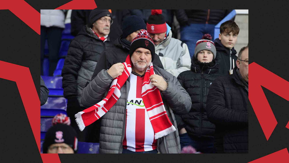 A fans image from the Imps' away FA Cup game at Birmingham City