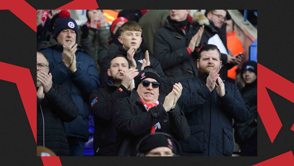 A fans image from the Imps' away FA Cup game at Birmingham City