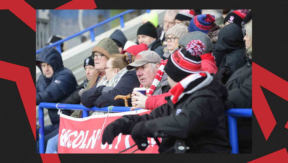A fans image from the Imps' away FA Cup game at Birmingham City