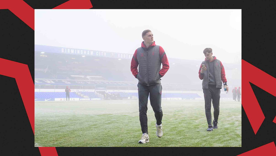 A match action image from Birmingham City v Lincoln City