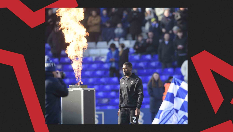 A match action image from Birmingham City v Lincoln City