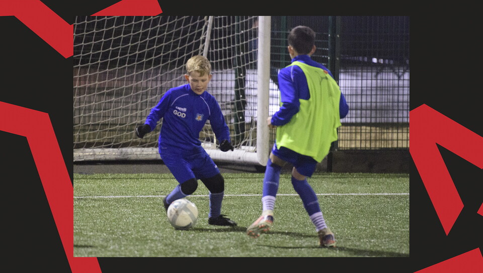 A matchday experience image from Lincoln City's home game against Blackpool.